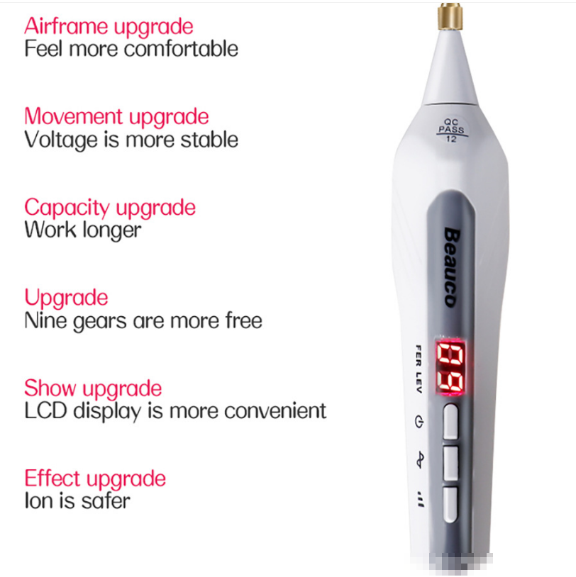 Plasma Mole Spot Removal Pen 9 Level - قلم تصحيح الشامات لتحسين مظهر البشرة،