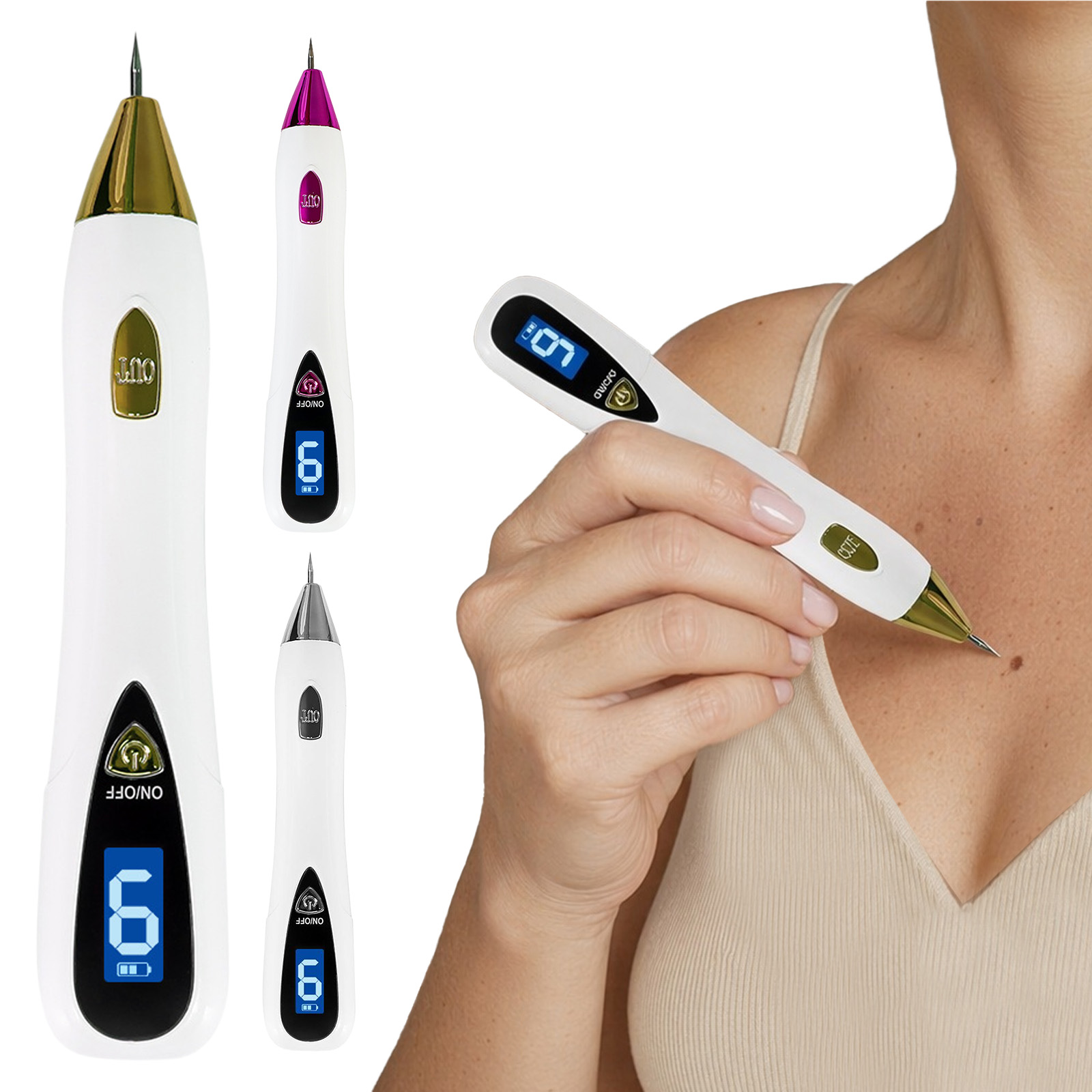 Plasma Mole Spot Removal Pen 9 Level - أداة إزالة الشامات والثآليل الاحترافية بـ