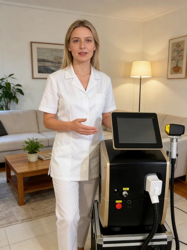 Laser Hair Removal Diode 808 - المهنية آلة إزالة الشعر بالليزر ديود