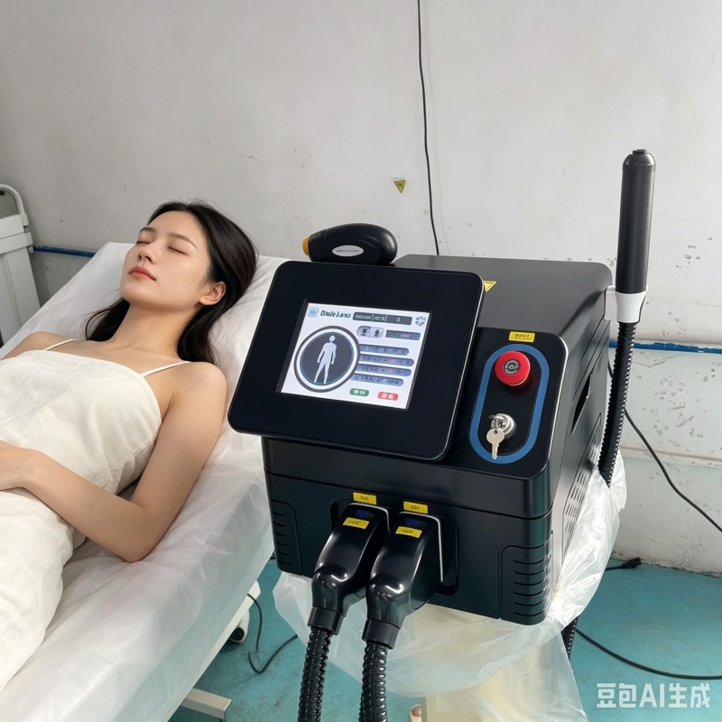Q Switch Nd Yag Laser Tattoo Removal - جهاز ليزر بيكو ثانية ثنائي الوظيفة