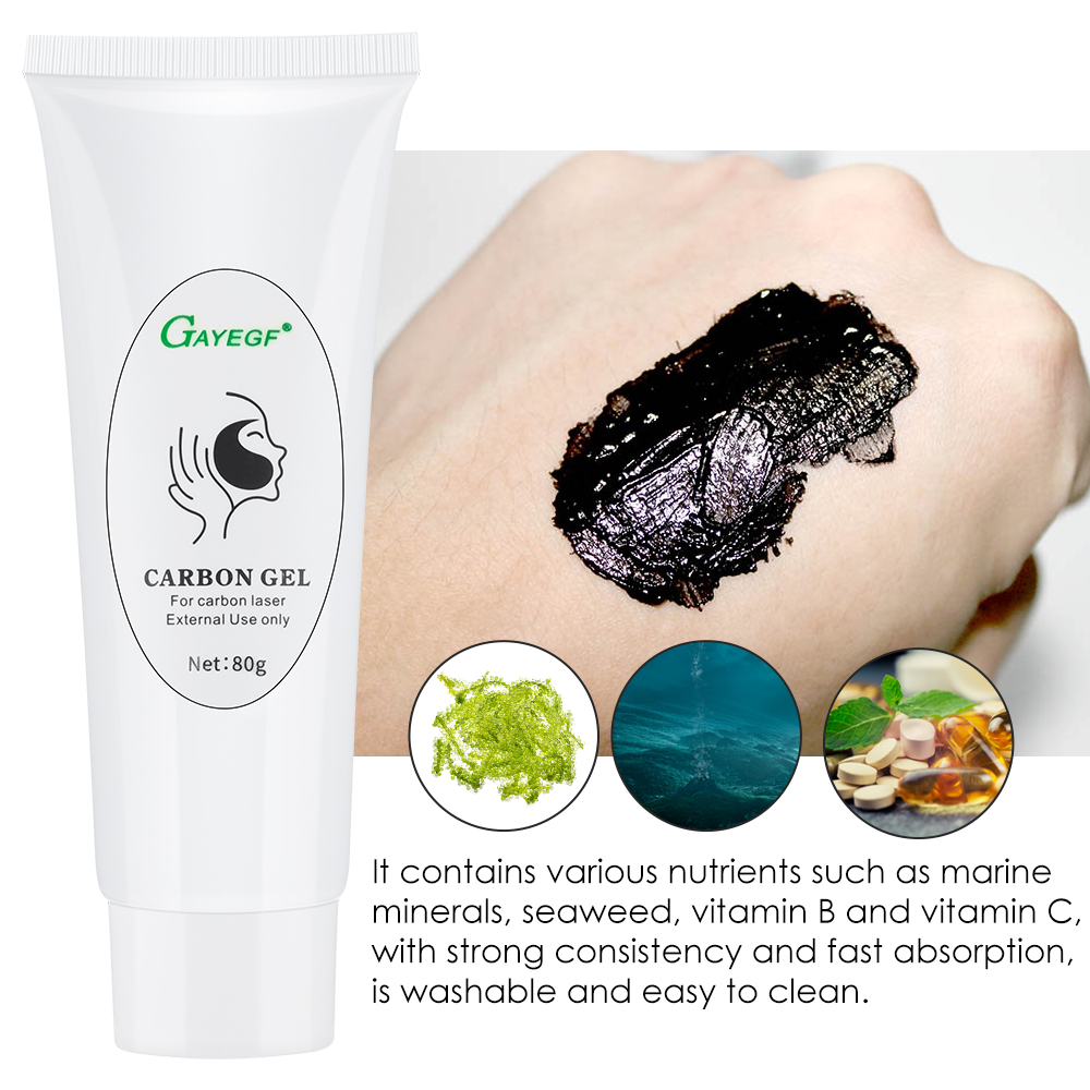 قناع كريم وجه أسود من جل الكرب - مراجعة Laser Carbon Peel Cream Gel 80Ml وسعره